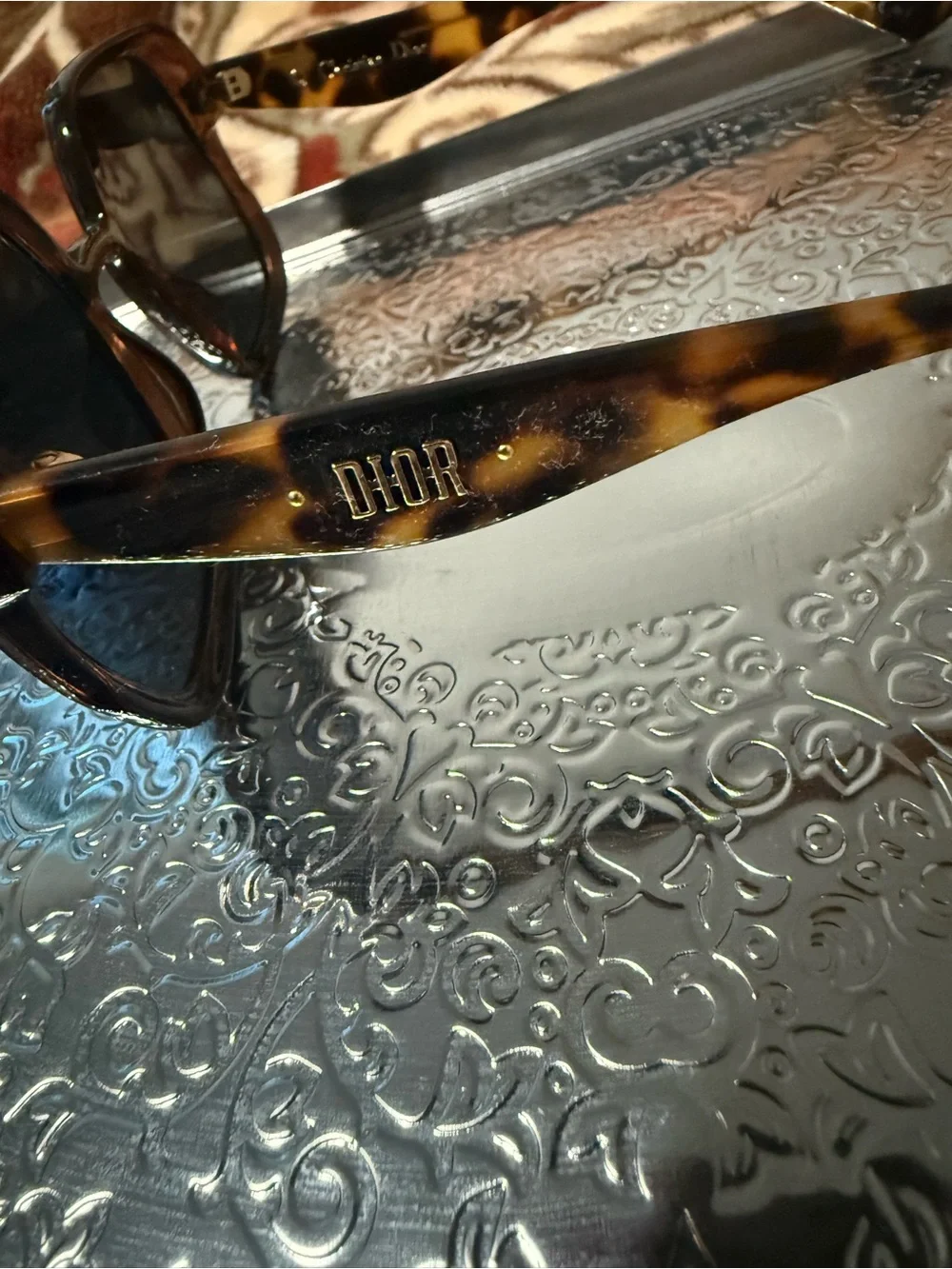 Dior tortoiseshell sunglasses